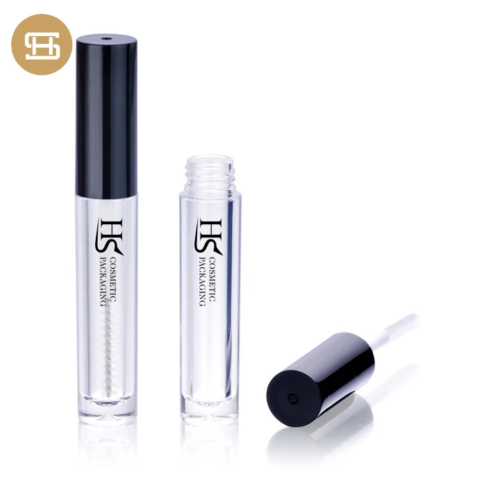 
Wholesale empty round clear mascara wands tube 