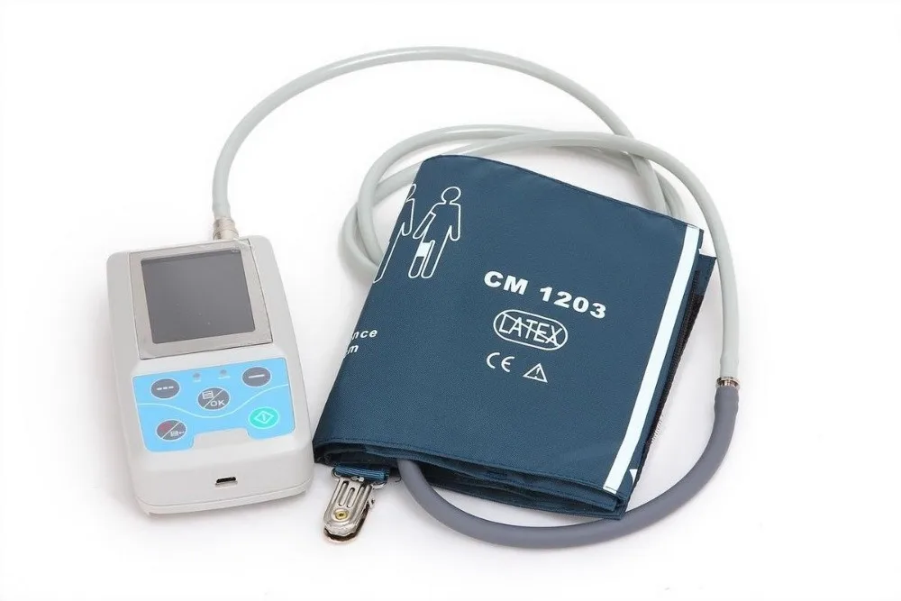 24 Hour Ambulatory Blood Pressure Monitor Holter Abpm Abp Monitor With