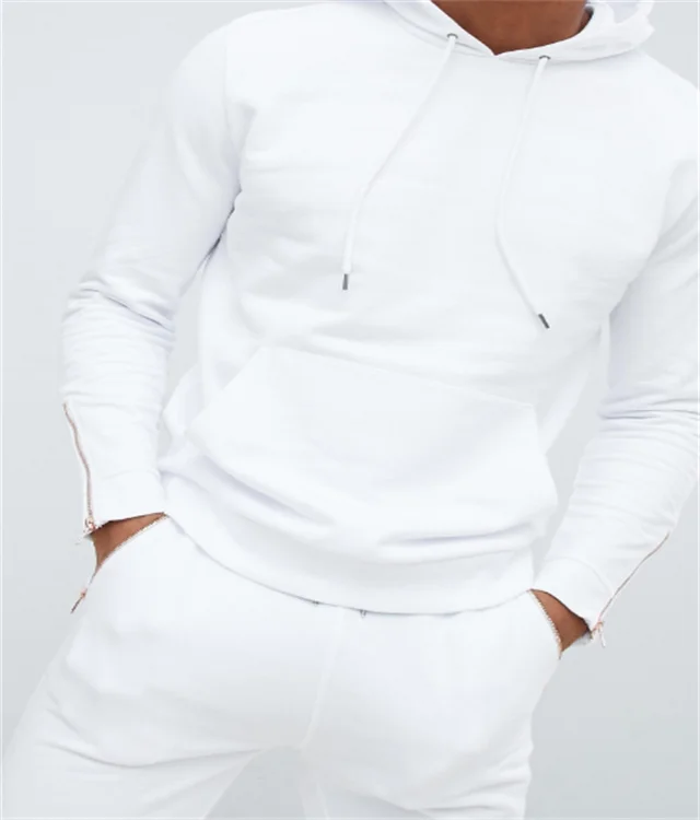 all white jogging suit