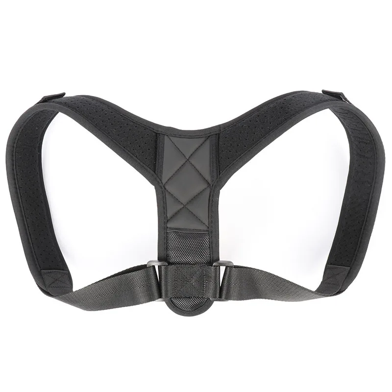 

Private Label Therapy Adjustable Back Brace Posture Corrector, Black