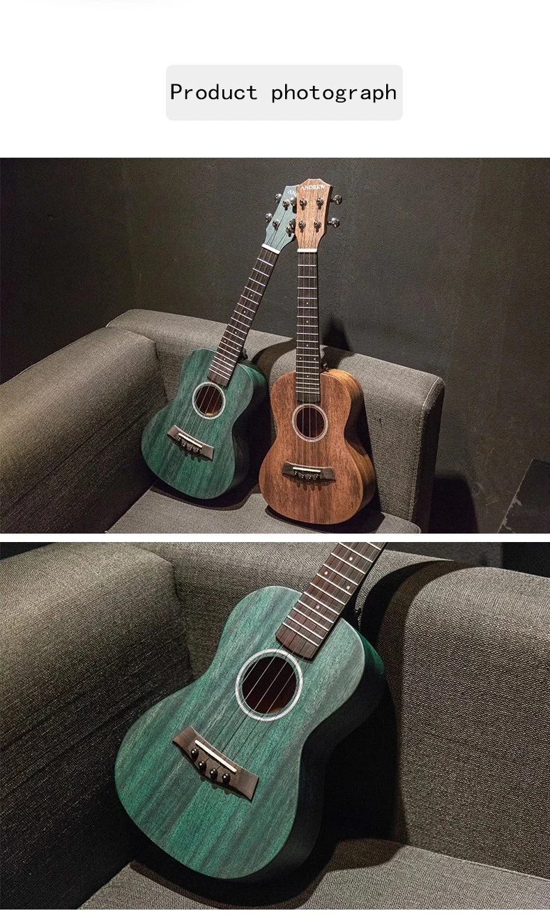 24inch Veneer Ukulele,Highend Quality Can Be Customized By Oem