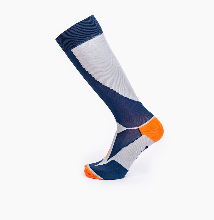 

Colorful Compression Bamboo Socks Knee High For Men, Custom color compression sock