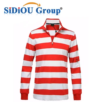 Red And White Color Combination Dry Fit Zipper Polo Shirt Red And White Color Combination Dry Fit Zipper Polo Shirt