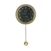mdf decoration skeleton quartz pendulum wall clock