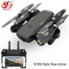 Smart flight Automatically avoid collision optical flow sensor foldable Selfie drone 4k with Dual wifi fpv camera 720P