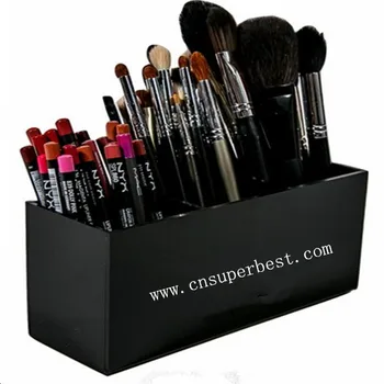 Black Acrylic Makeup Brush Holder - Buy Acrylic Makeup Brush Holder ...