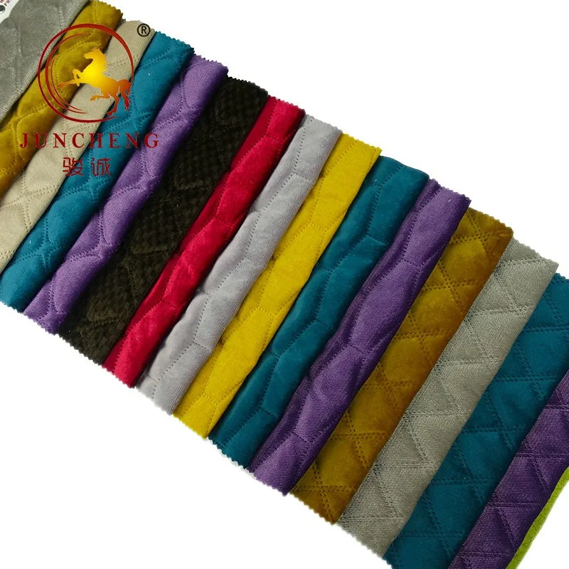 Polyester Padding Quilting Velvet Fabric For Coat - Buy Padding ...