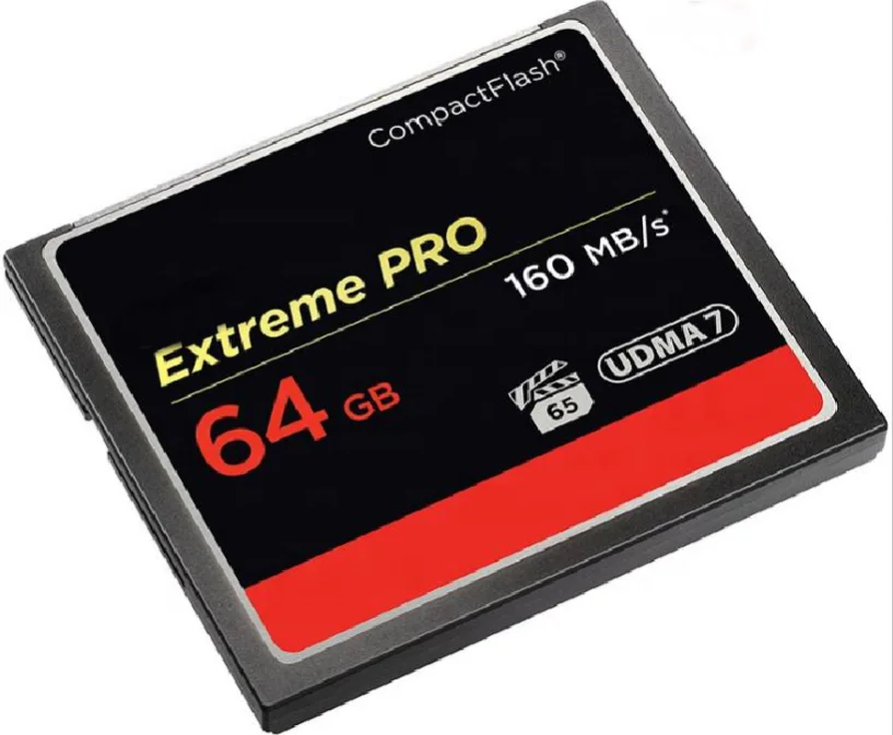 

64GB Extreme PRO CF Card Compact Flash Card Memory Card 1067X 160MB/s, Black