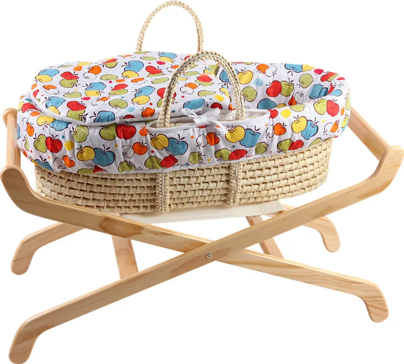 
Wholesale maize peel baby bassinet moses basket  (60395515567)
