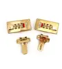 Small Combination Number Lock with Hasp for Pilot Case, Combination Lock with Push Button for Suitcase, Right Hand