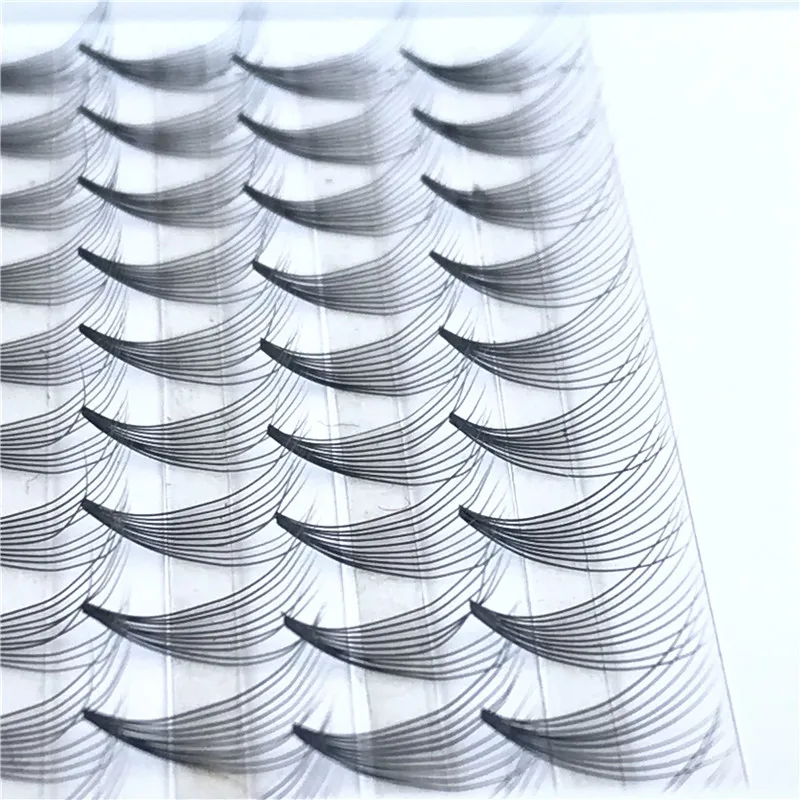 

10d silk Russian volume Eyelash Extension fans mink 0.07 Premade lashes