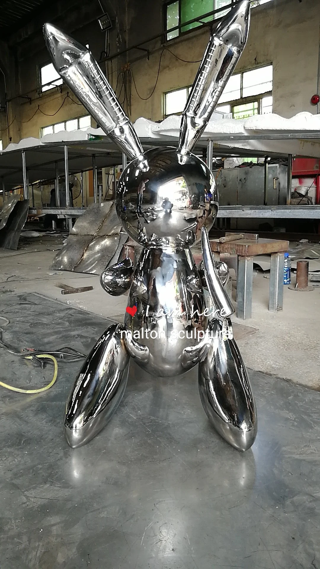Modern Sculpture 1m 304 Stainless Steel Rabbit Sculpture Buy Rabbit Sculpture,Stainless Steel