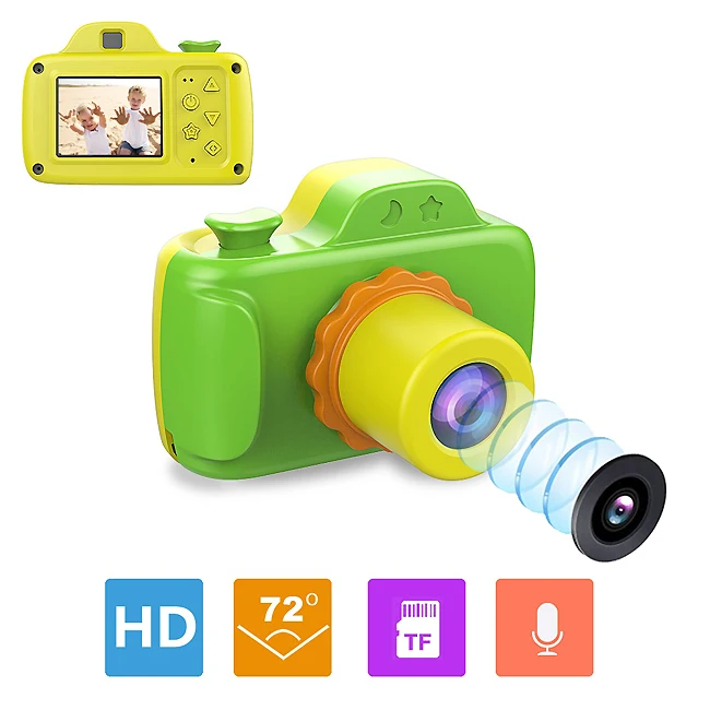 

HD 1080P mini portable kids digital video camera with colorful photo frame