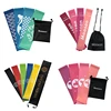 New coming customized logo printed promotional latex stretch exercise band