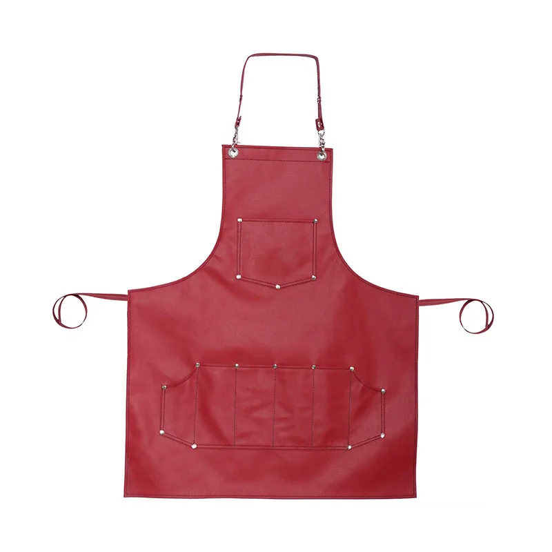 

professional hair cutting hairdressing barber cape leather apron for salon hairstylist, Customized