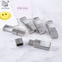 

2019 Customized LOGO Glass crystal USB 2.0 pen drive Memory Flash Stick 8GB U disk