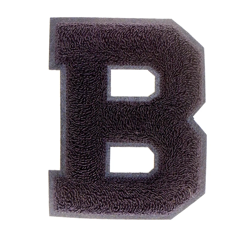 Custom Chenille Patches With Merrow Cut Border And Iron On Backing ...