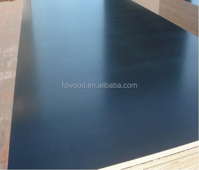 
building materials 18mm black/brown film faced plywood sheet , poplar core cheap film faced plywood formwork 