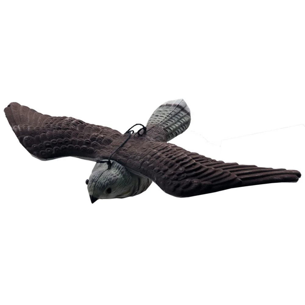 

Hunting Flying Hawk Decoys Plastic Eagle Fake Falcon Garden Scarer Pest Control Hawk Decoy