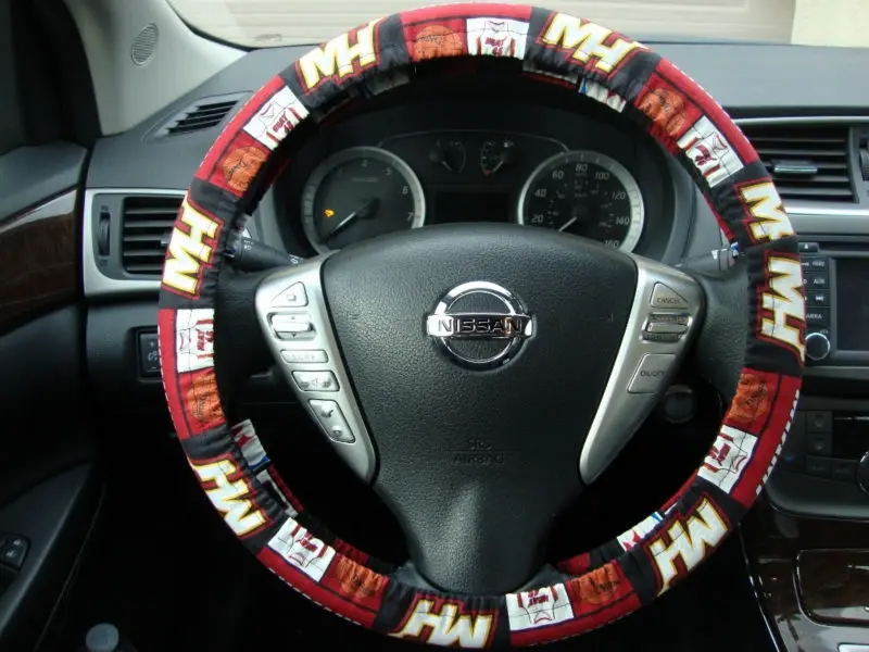 Handmade Steering Wheel Cover Nba Miami Heat Basketball Buy