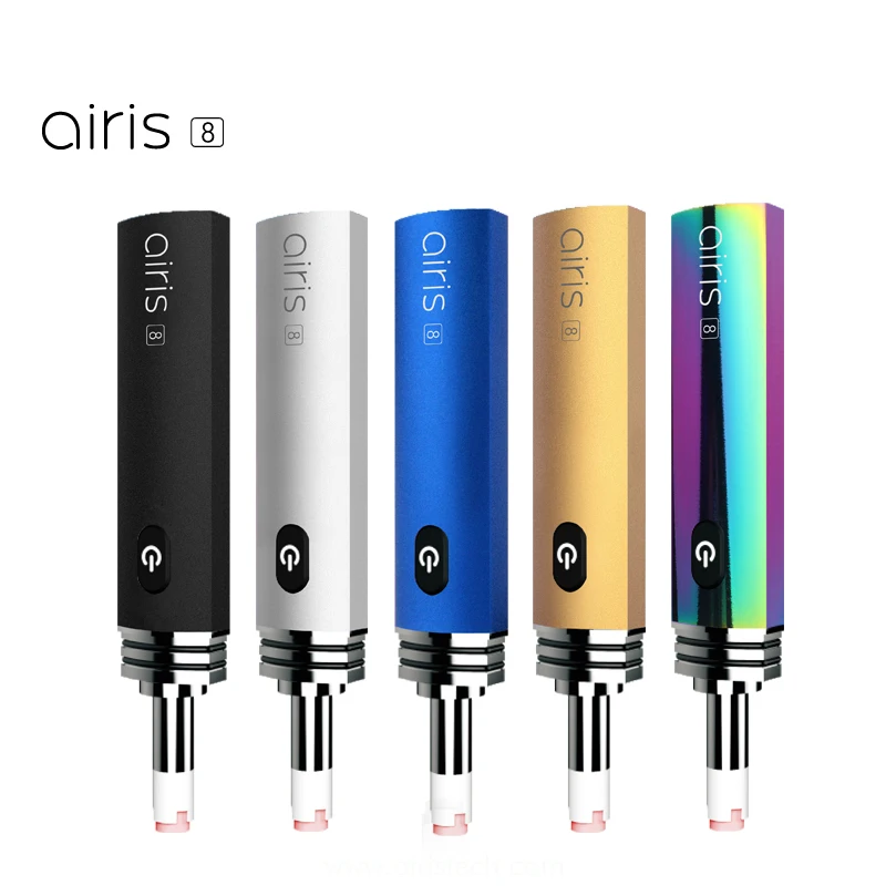 

DHL Shipping Electronic nectar collector Wax Pen Airis 8 Kit With Variable Voltage Battery Dab & Dip Vape Pen, Black red white