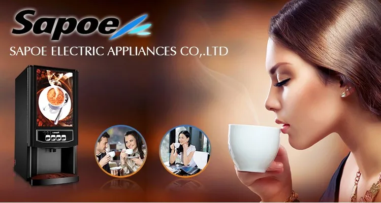 8 Selections automatic coffee vendo machine commercial espresso hot coffee machine