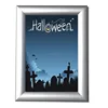 Aluminum Single sided Flat profile 11x17 photo picture frame, silver snap display frame