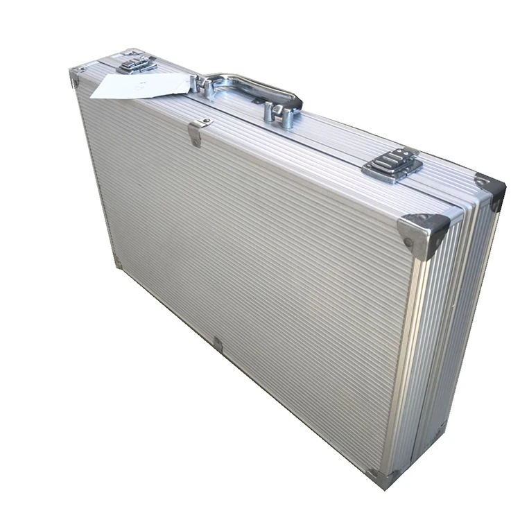 Aluminum Wine Beer Glasses Bottles Carrying Case Sample Case With