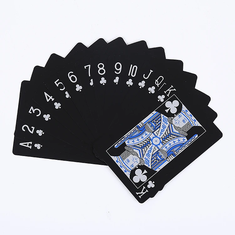 

Factory sale top quality printable card playing waterproof poker games, Cmyk