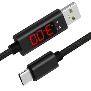 USB C Fast Charging Cable Digital Display