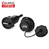 12V Usb Panel Socket Waterproof Usb Connector Female to Male Usb 2.0 Connector