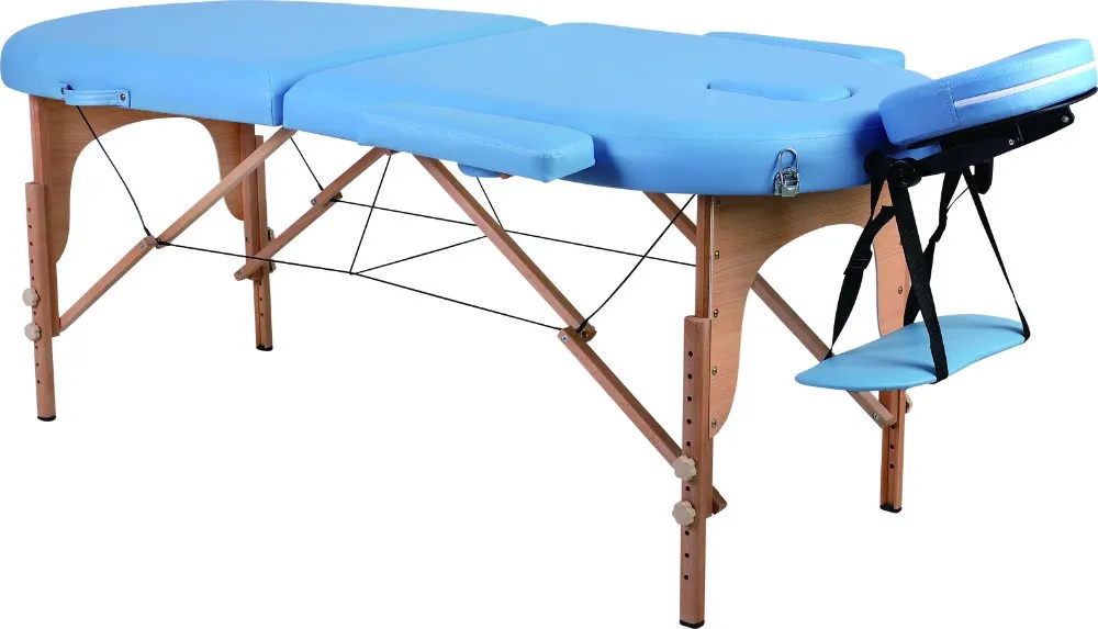 Wholesale Wooden Folding Thai Massage Table Spa Equipment With High