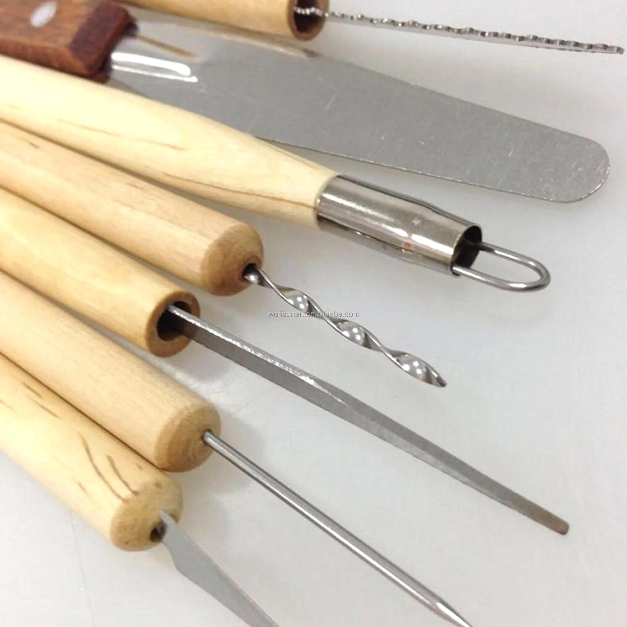 7pcs/set Wood Ceramics Carving Polymer Clay Sculpting Hand Chisel