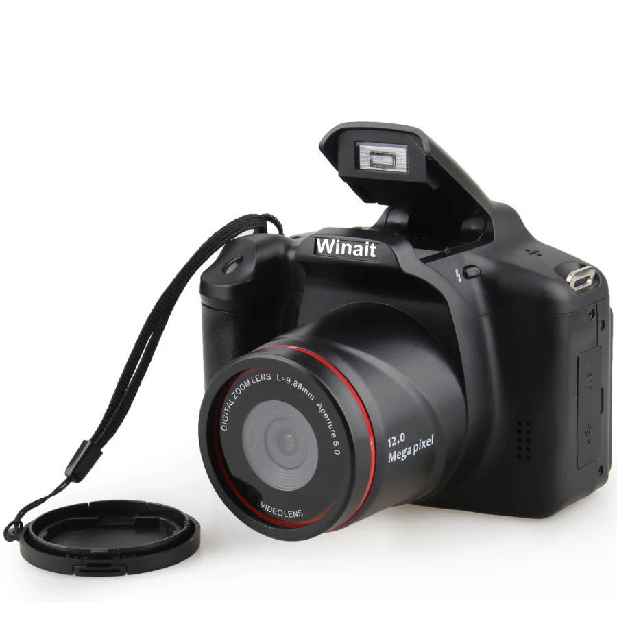 
newest Cheap dslr camera with 32GB Memory card DC-05 12mp 720p camcorder Anti-Shake cheap photo camera 