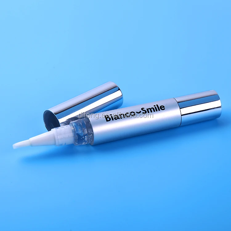free sample dental white 4.5ml silver teeth whitening pen 17%, 22%,44% peroxide