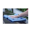 Auto cleaning soft-able microfiber textile pure color drying car wash towel