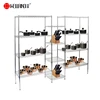 4 Tiers DIY Pantry Pan and Pot Lid Retail Display Rack,Commercial Store Display Shelf