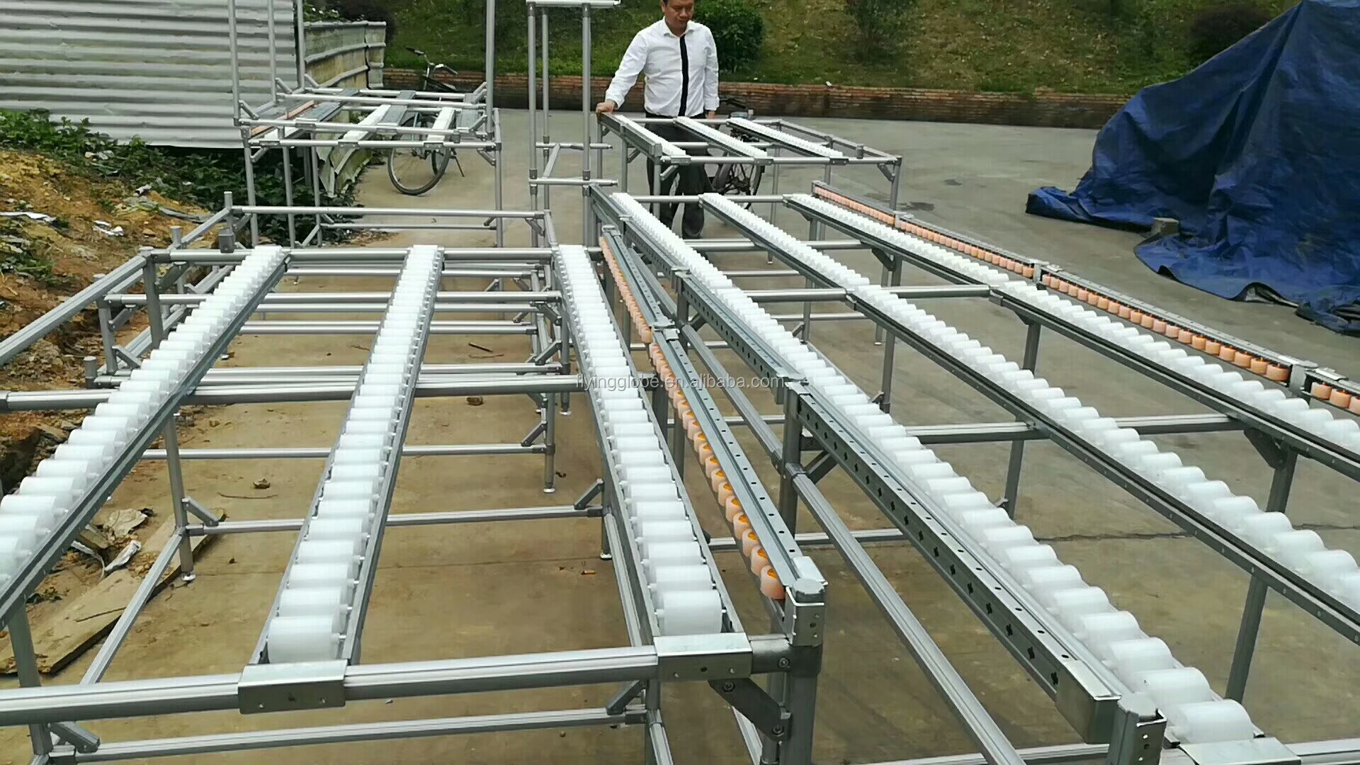 Industrial Steel Roller Track For Pipe Rack System Flow Rail Buy