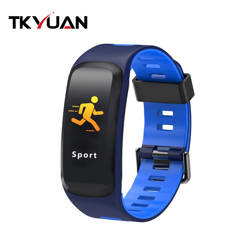 

TKYUAN Smart Wristband Colorful Sports Smart Bracelet Waterproof Heart Rate Blood Pressure Blood Oxygen Fitness Watch