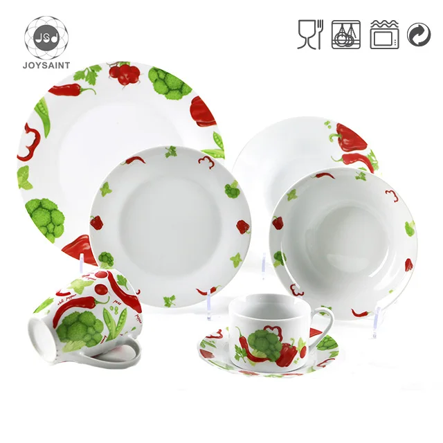 Innovative Ceramic Round Plate Set