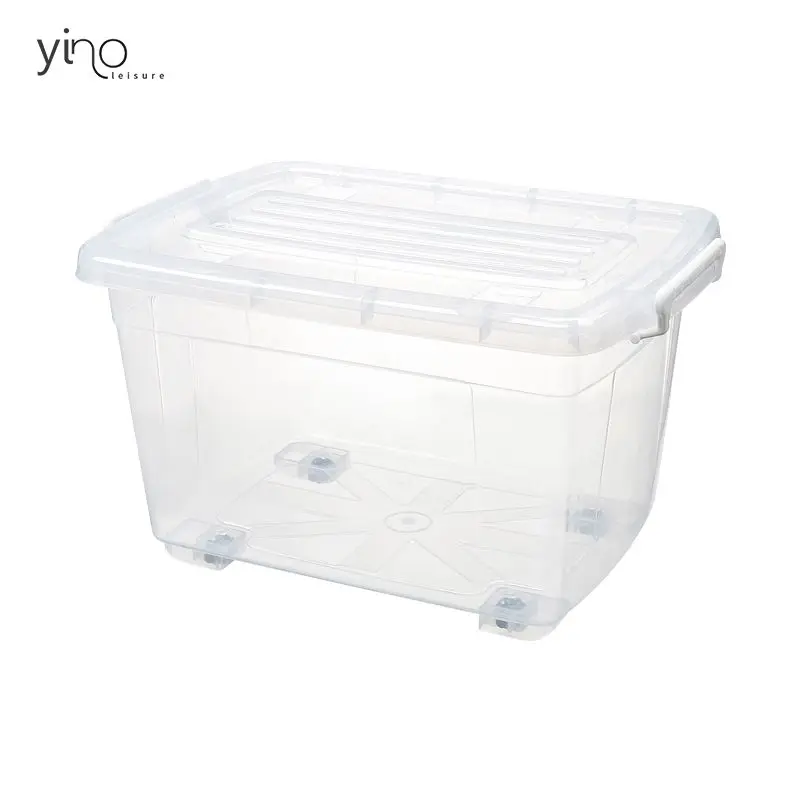 clear plastic tubs