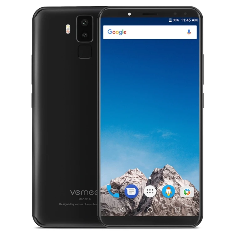 

Vernee X1, 6GB+64G 6200mAh Battery, 5.7 inch smart phone, Black;blue