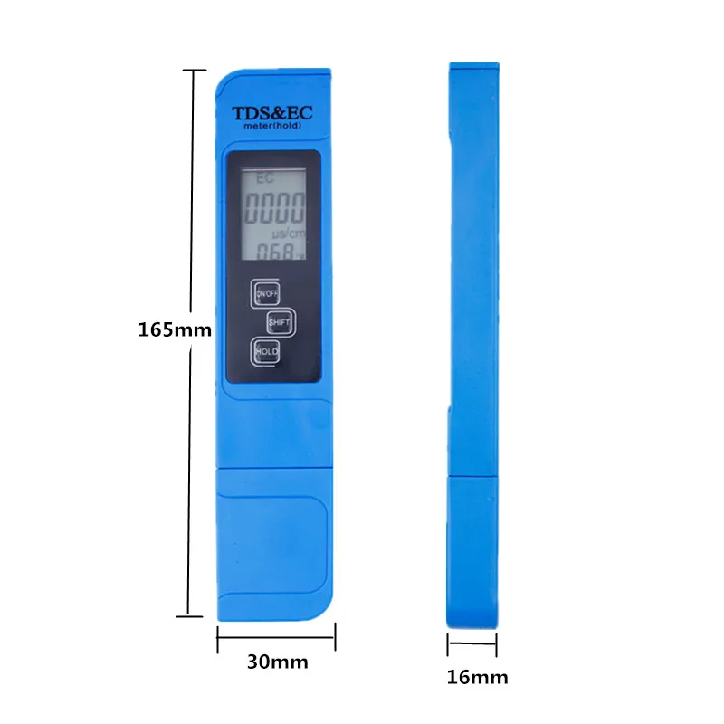 Tds ec meter. Цифровой TDS&EC воды тестер. Цифровой измеритель качества воды TDS-3. Тестер TDS/EC gnoline. Переносной анализатор TDS-метр измерение.