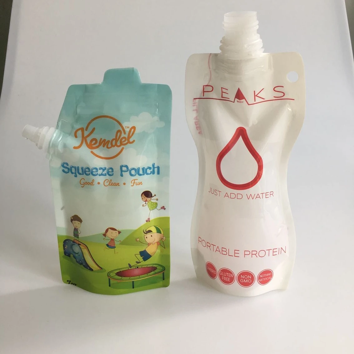 Food Safety Bpa Free Reusable Baby Food Squeeze Pouches For Baby And