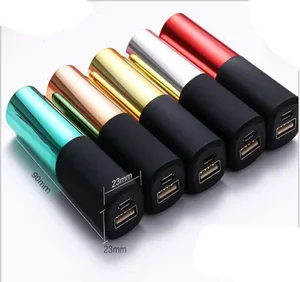 Portable Lipstick Power Bank 2600mAh