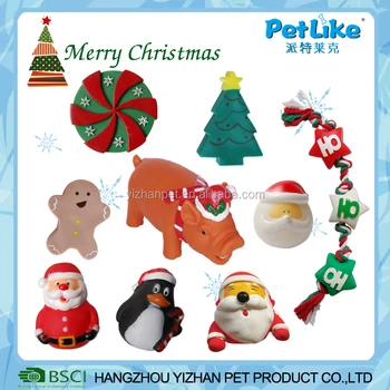 christmas soft dog toys