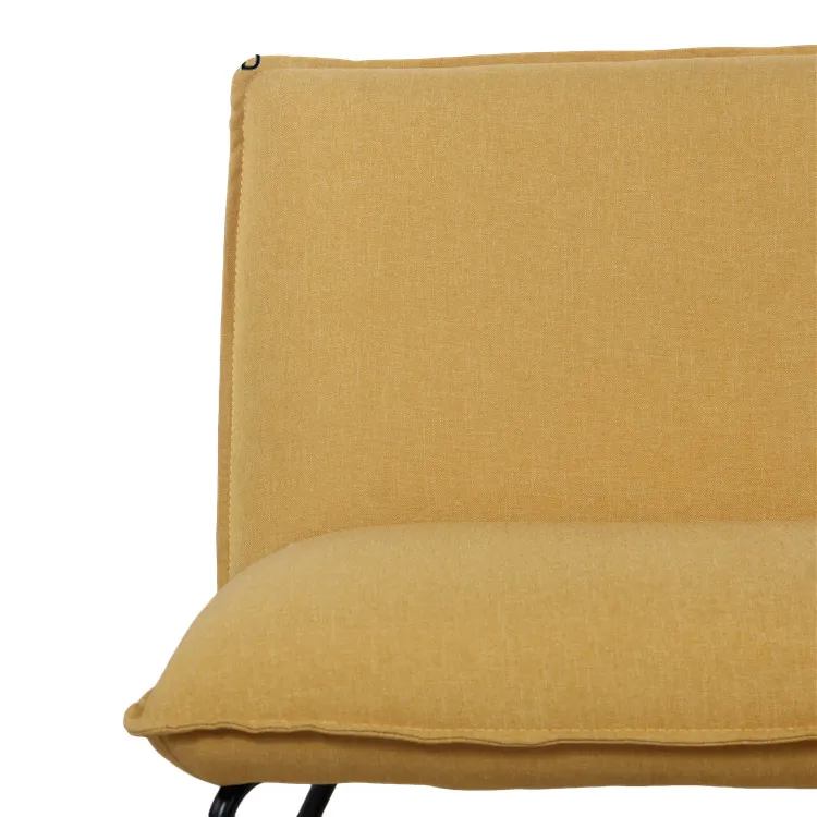 Carlford Oem Scandinavian Style Accent Chair Without Arms Metal Leg