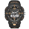 SMAEL 8017 Fashion Men Solar energy Sports Watches Mens LED Analog Digital Wrist Watch Male Military Clock