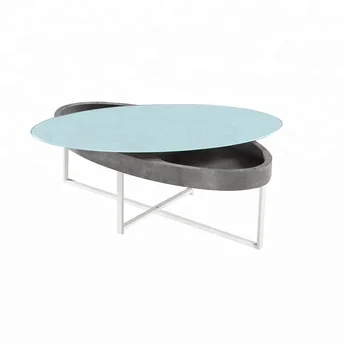 Modern Oval Coffee Table Gl Top Cross Metal Legs Luxury Product On Modern Oval Coffee Table Gl Top Cross Metal Legs Luxury Product On