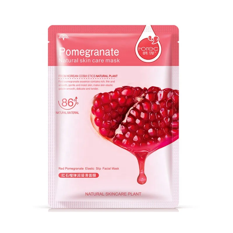 

Hot sales Red pomegranate honey supplement water Vitamin C face mask for face care